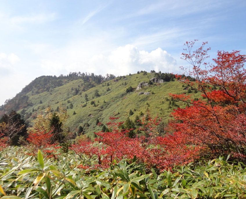 南木曽岳。木曽の名峰へ豊かな自然と秋を感じるトレッキング